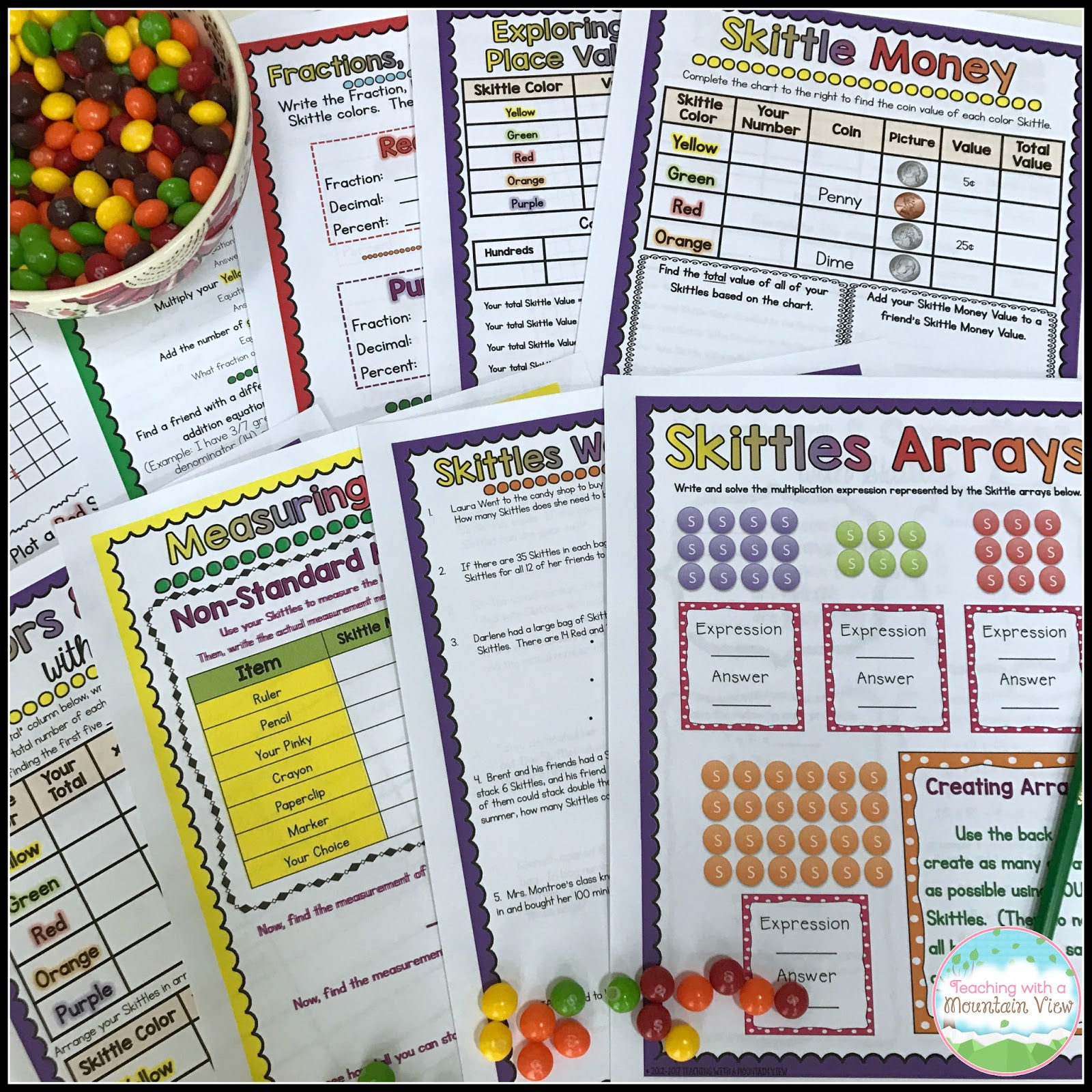 Skittles Math! | Teaching With a Mountain View | Bloglovin’